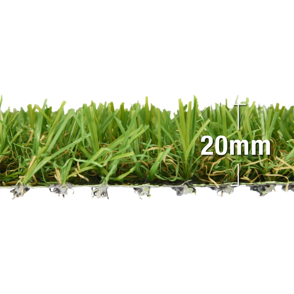 Gazon artificial, polietilena, 1 x 4 m, verde