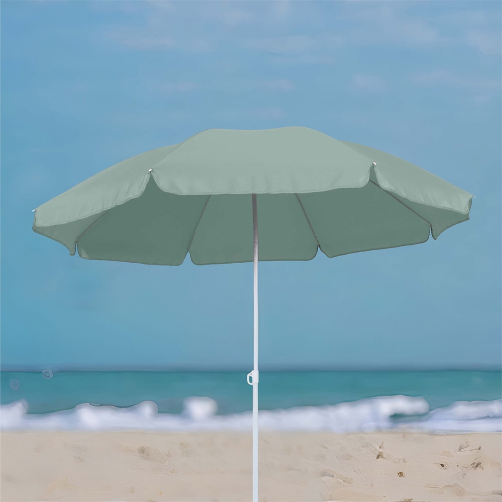 Umbrela terasa Curacao, poliester, 178 x 186 cm, verde deschis