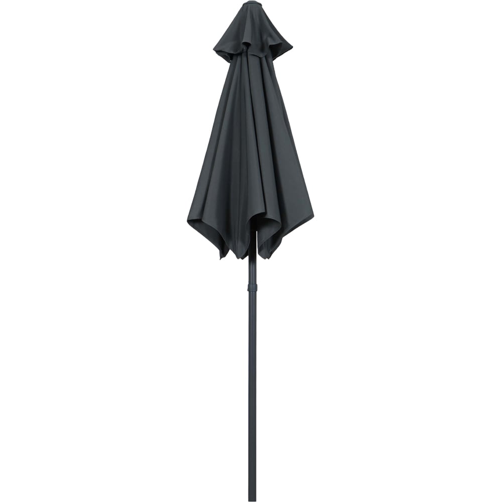 Umbrela terasa Kasane, poliester, 200 x 219 cm, gri inchis