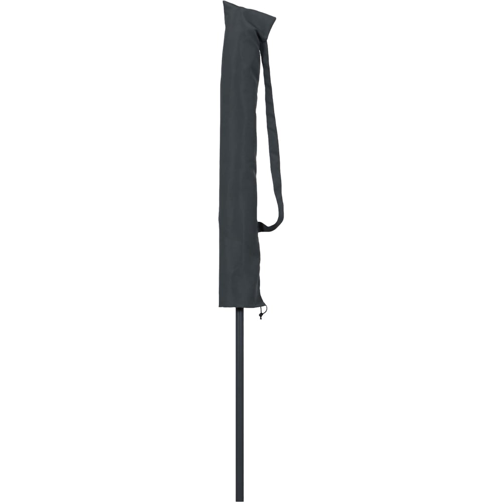 Umbrela terasa Kasane, poliester, 200 x 219 cm, gri inchis