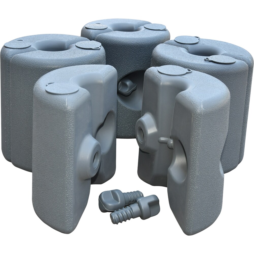 Accesorii pavilion GOODHOME, 4buc, plastic, gri