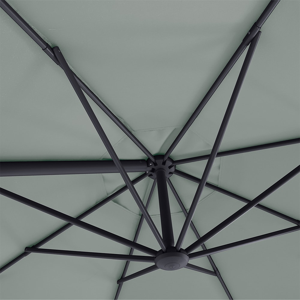 Umbrela de exterior GOODHOME Brindisi, 3.5m, gri