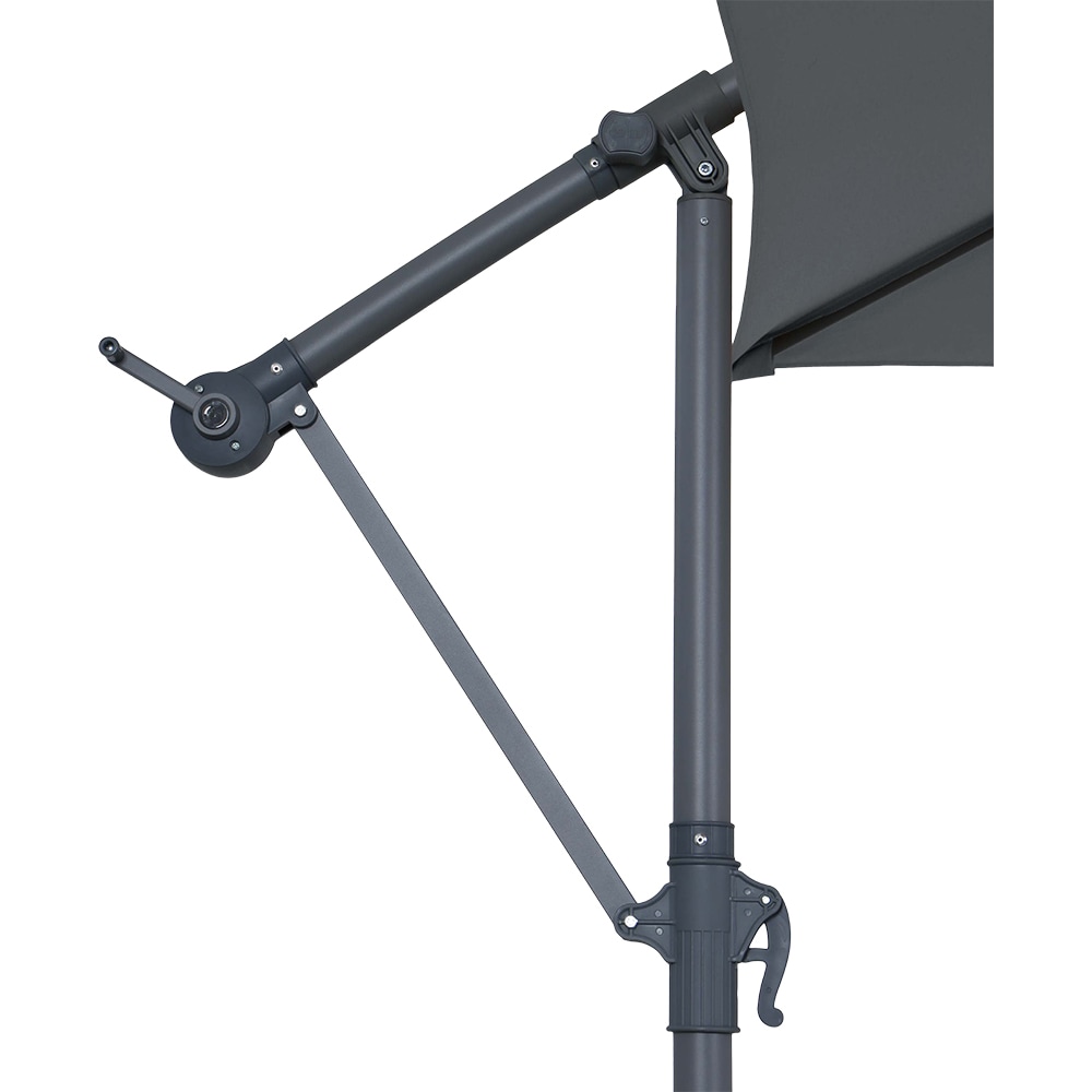 Umbrela de exterior GOODHOME Kigali, 3 x 3m, negru