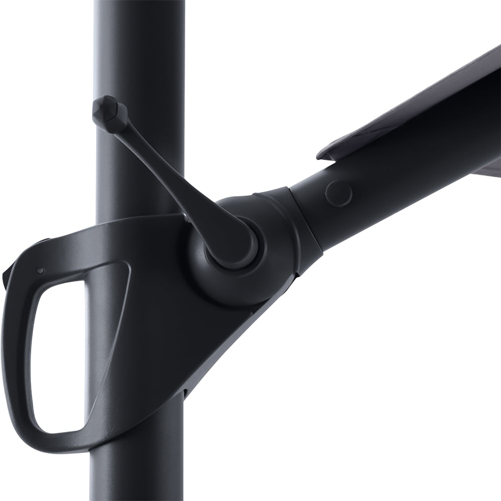 Umbrela de exterior GOODHOME Brindisi, 3.5m, negru