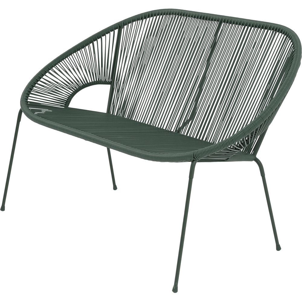 Banca GOODHOME Hosti, 2 persoane, verde