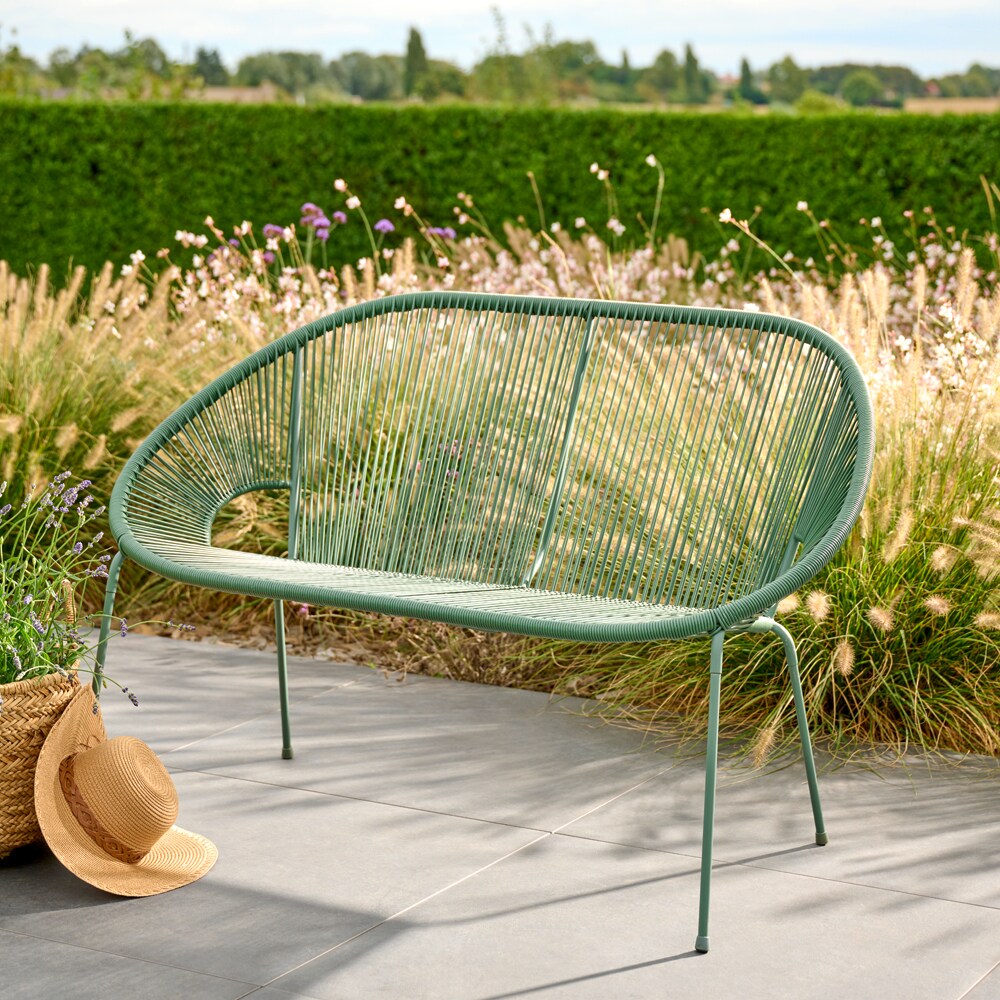 Banca GOODHOME Hosti, 2 persoane, verde