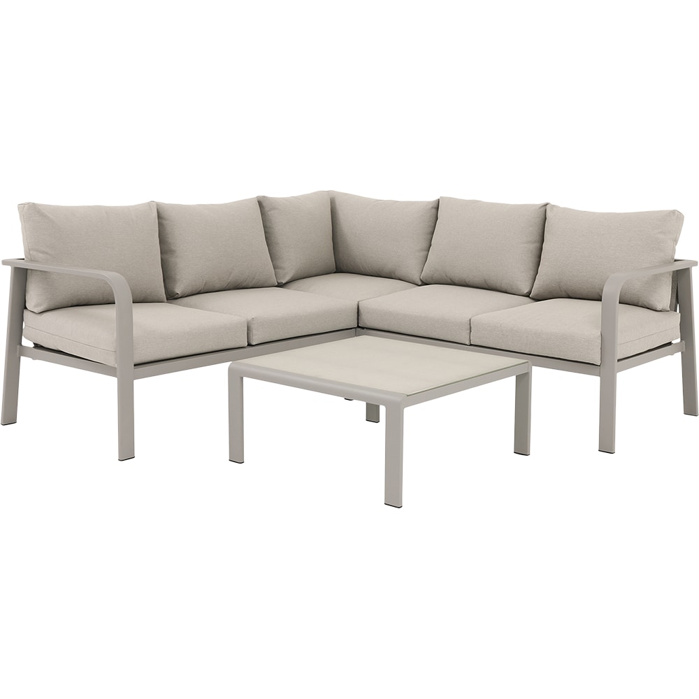 Set coltar gradina GOODHOME Mallia, 2 piese, gri