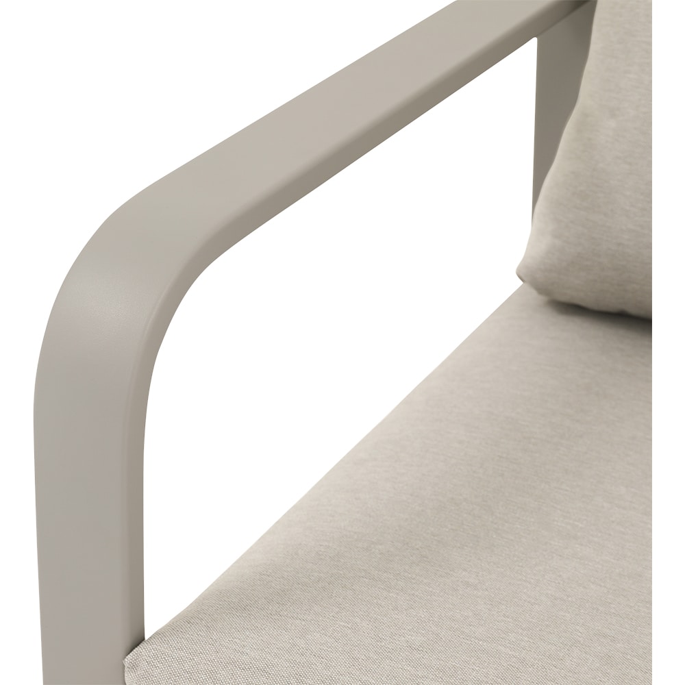 Set coltar gradina GOODHOME Mallia, 2 piese, gri