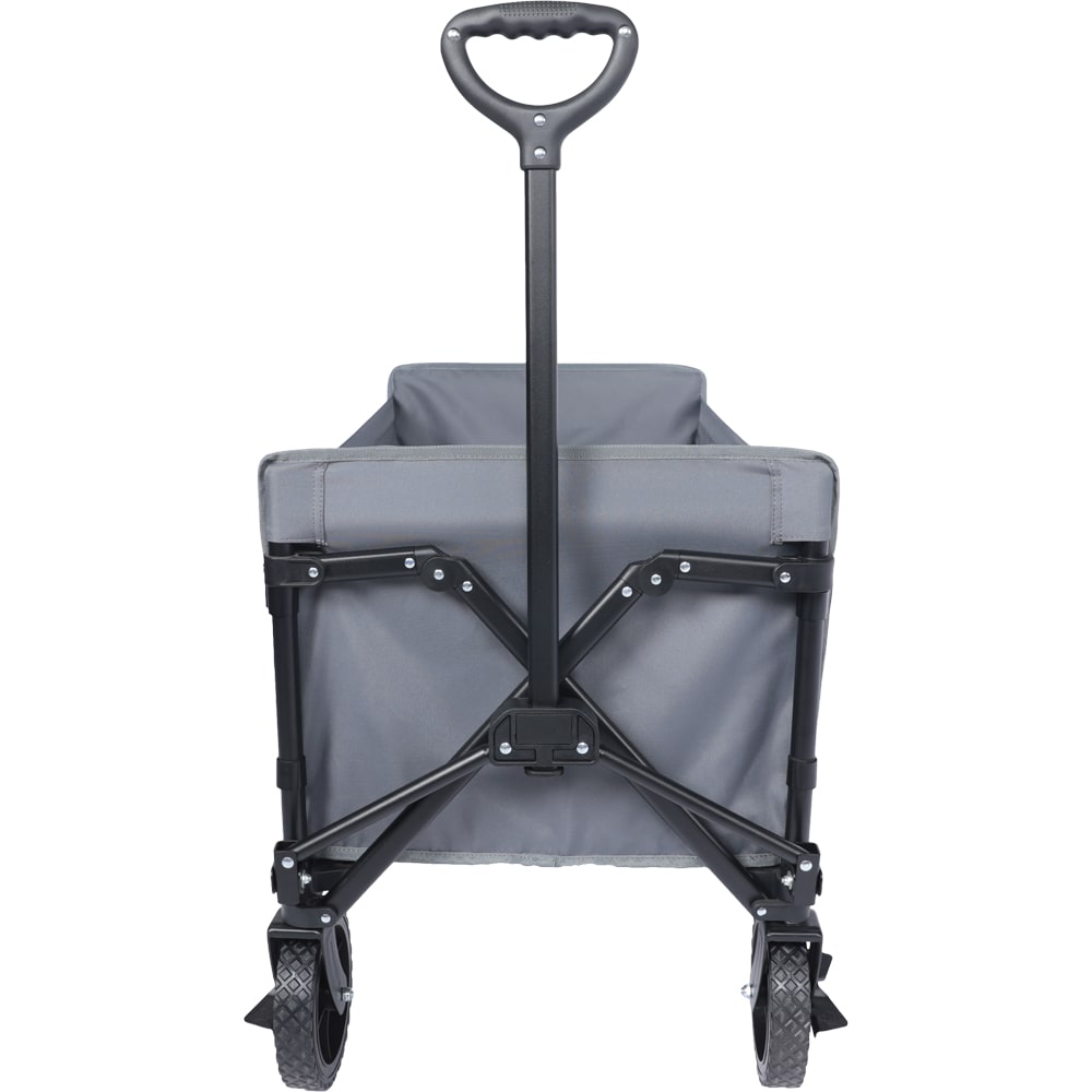 Carucior gradina Vatani, poliester, 50 x 100 x 96 cm, gri