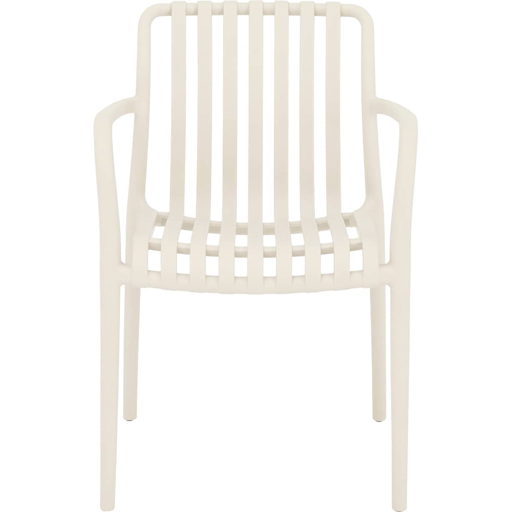 Scaun terasa Timbo, plastic, 55 x 58 x 81 cm, alb