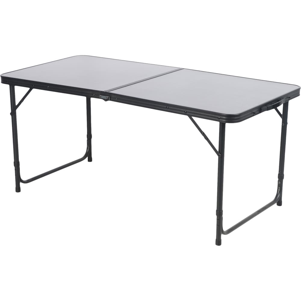 Masa camping Vatani, aluminiu, 120 x 60 x 54 cm, gri