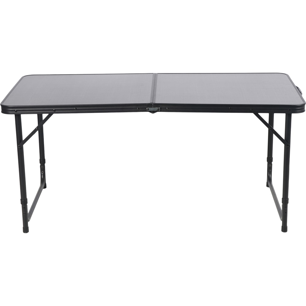 Masa camping Vatani, aluminiu, 120 x 60 x 54 cm, gri