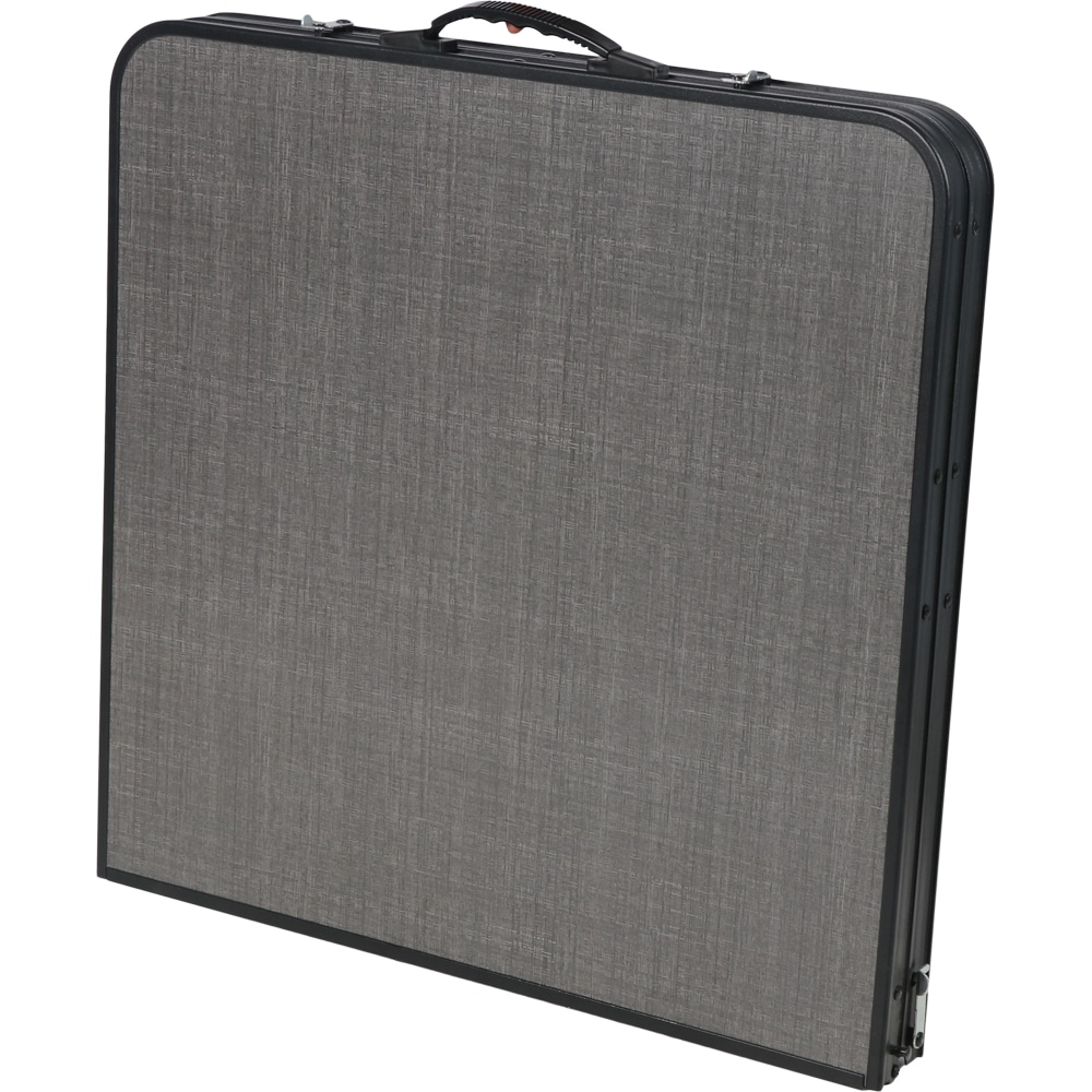 Masa camping Vatani, aluminiu, 120 x 60 x 54 cm, gri