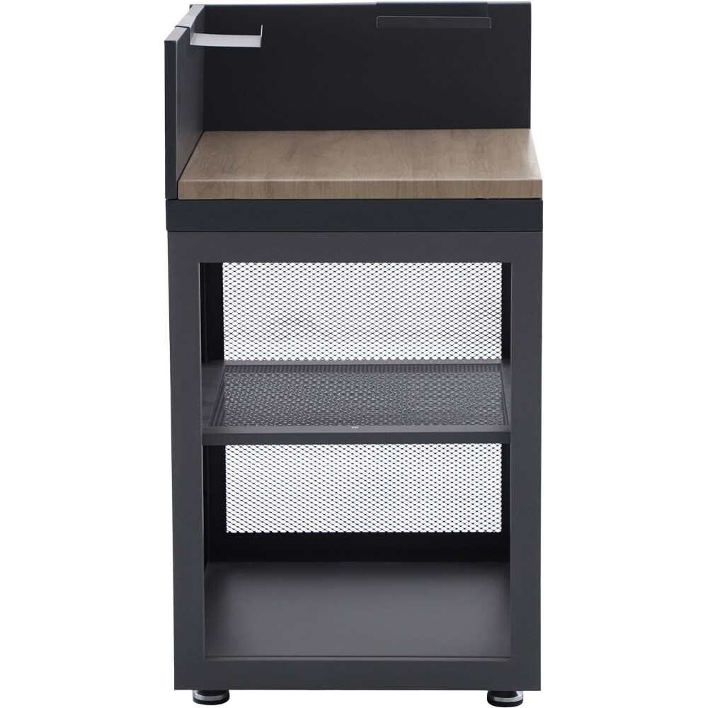 Dulap colt gradina GOODHOME Cucino, otel, 60 x 60 x 110 cm, gri