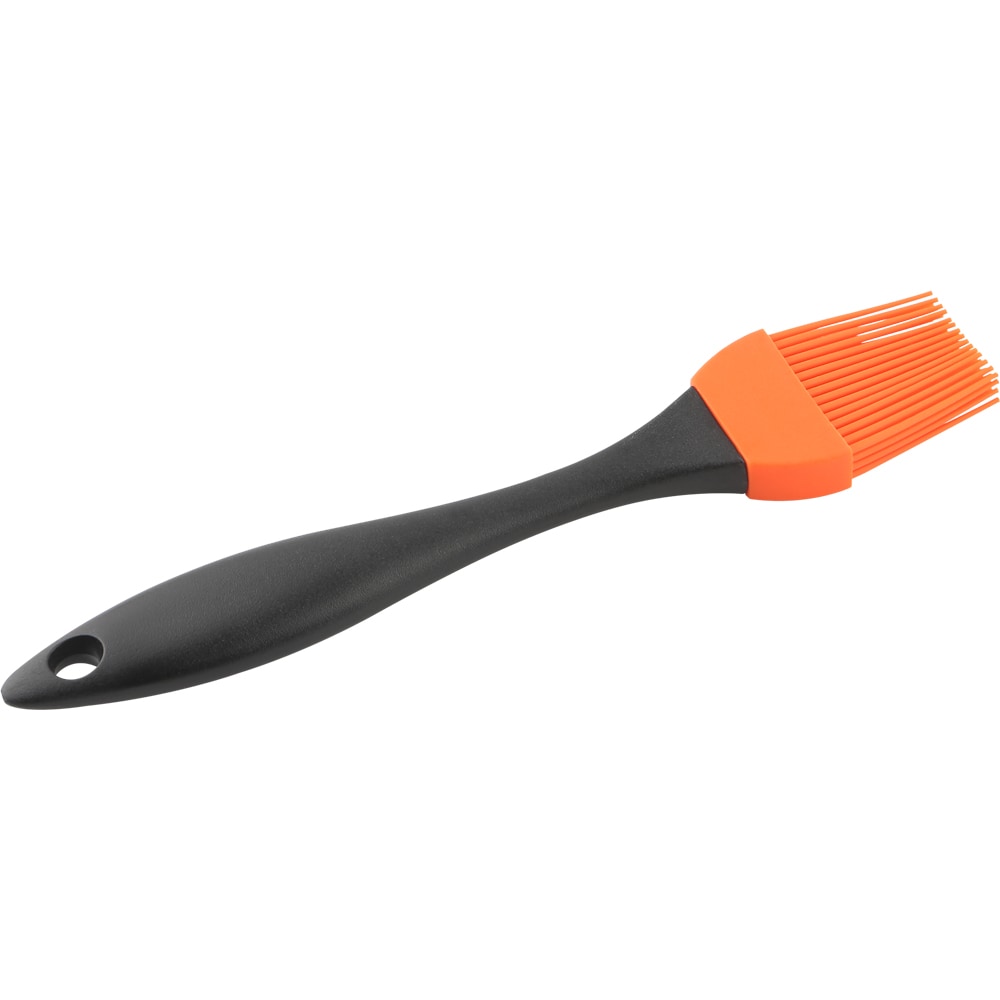 Set oala pentru sosuri si pensula GOODHOME, otel inoxidabil, 12.5 x 25.8 cm, argintiu