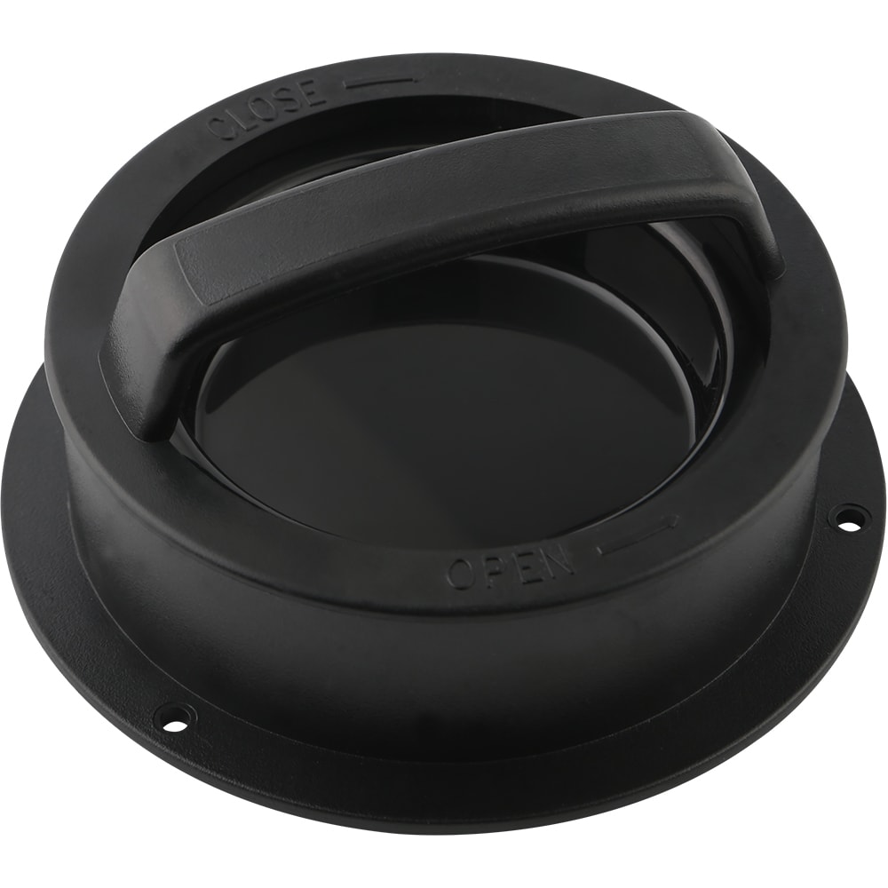 Presa burger, plastic, 12.5 cm, negru