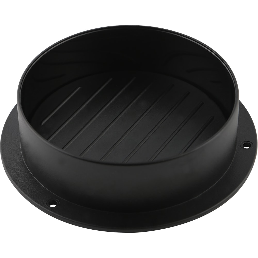 Presa burger, plastic, 12.5 cm, negru