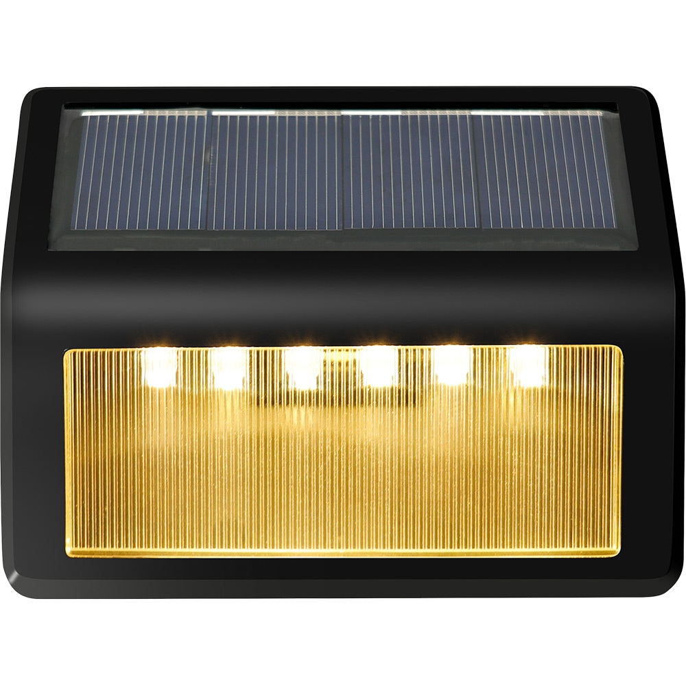 Aplica solara, 0.055 W, 3000K, negru