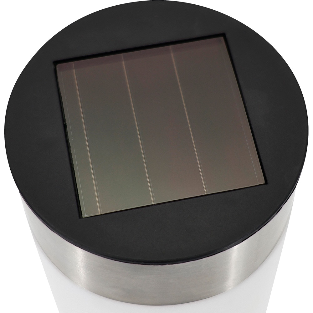 Lampa solara LED RGB, 0.02W, 1 lm, IP44, otel si plastic, argintiu