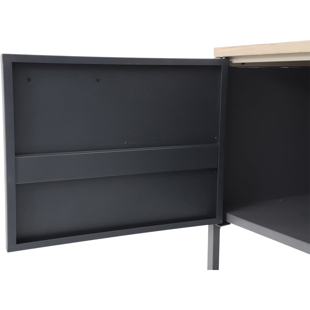 Dulap gradina GOODHOME Cucino, otel, 120 x 60 x 87.5 cm, gri