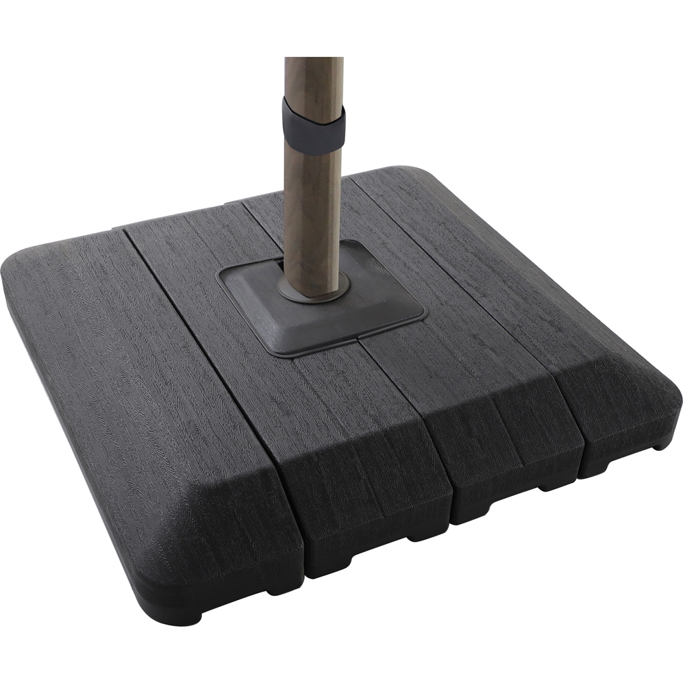 Umbrela de exterior GOODHOME Corby, 3 x 3m, alb