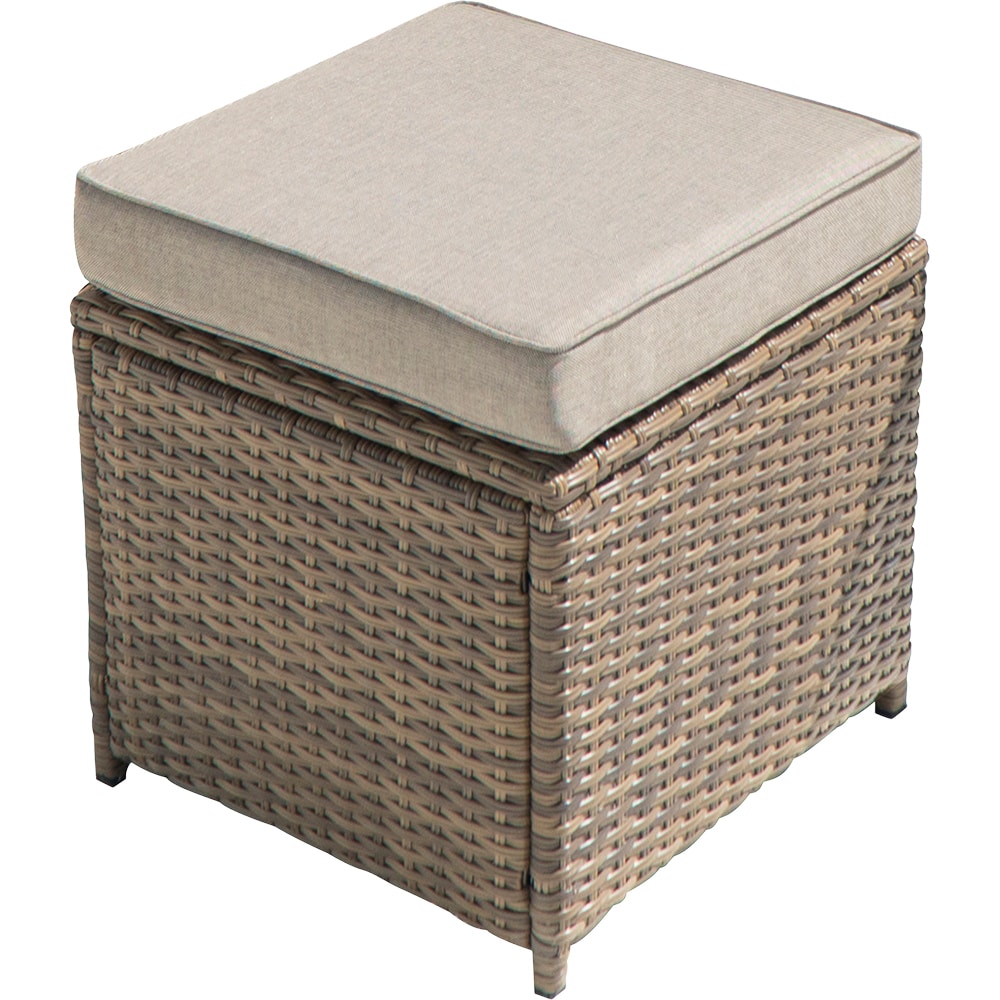 Set mobilier gradina GOODHOME Solari, 7 piese, crem