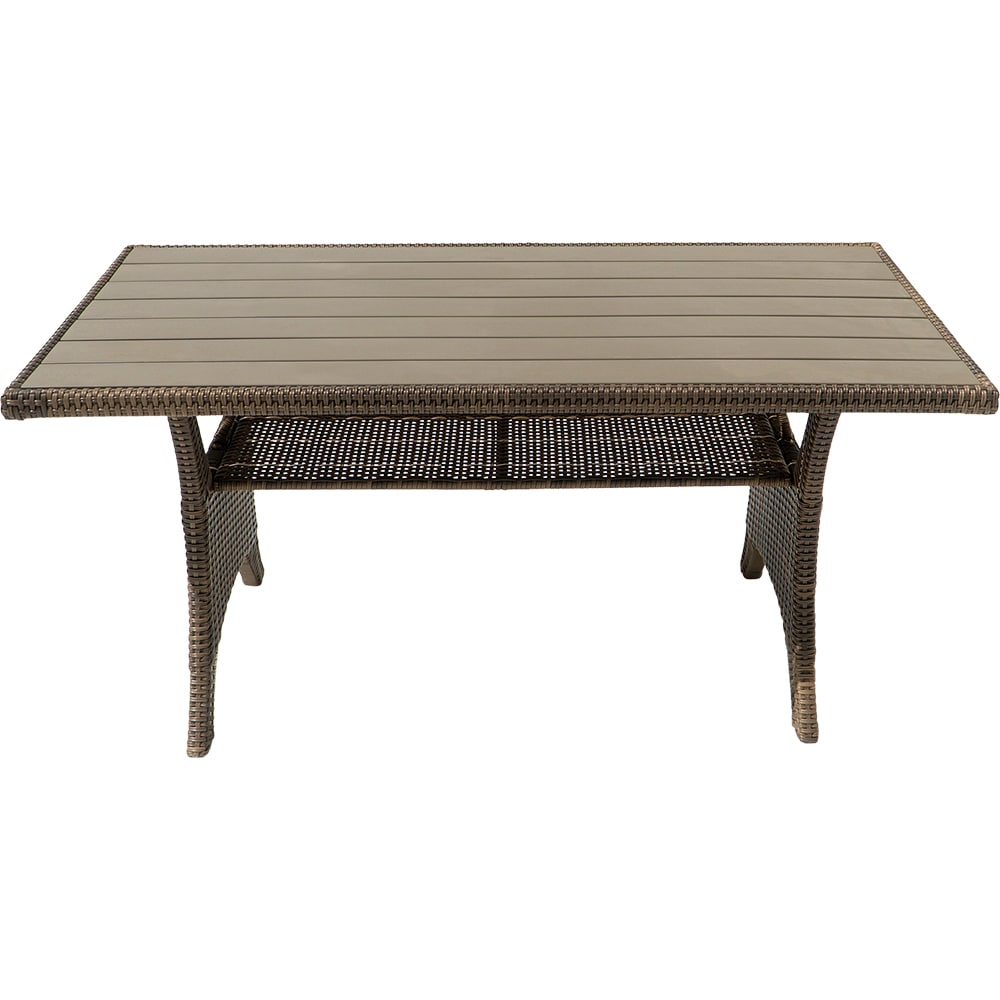 Set mobilier gradina GOODHOME Solari, 7 piese, crem