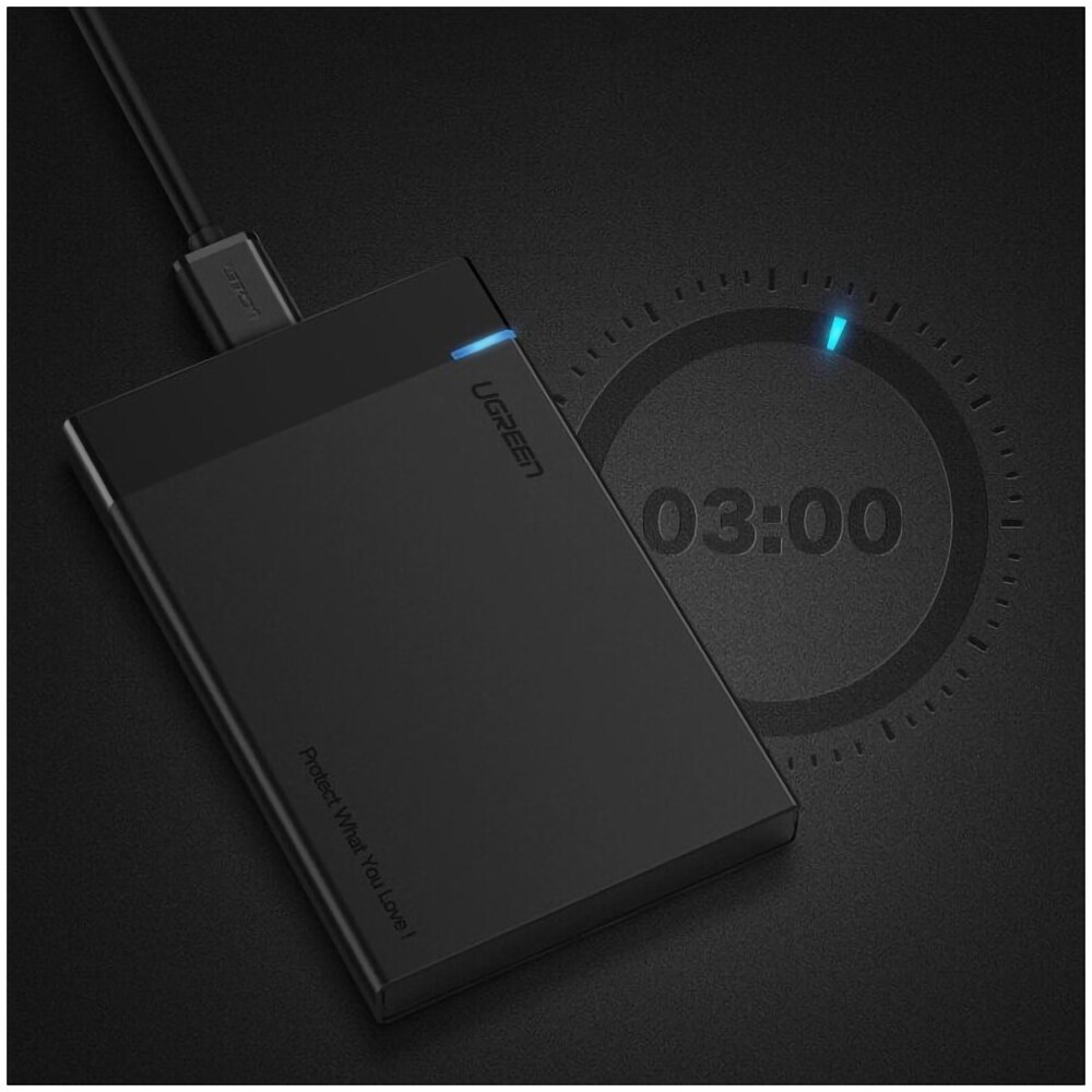 Rack extern UGREEN US221, 2.5 inch, SSD/HDD, USB 3.0