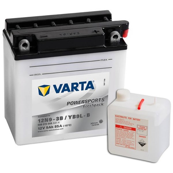 Baterie moto VARTA Powersports Freshpack 509015008, 12V, 9Ah, 85A