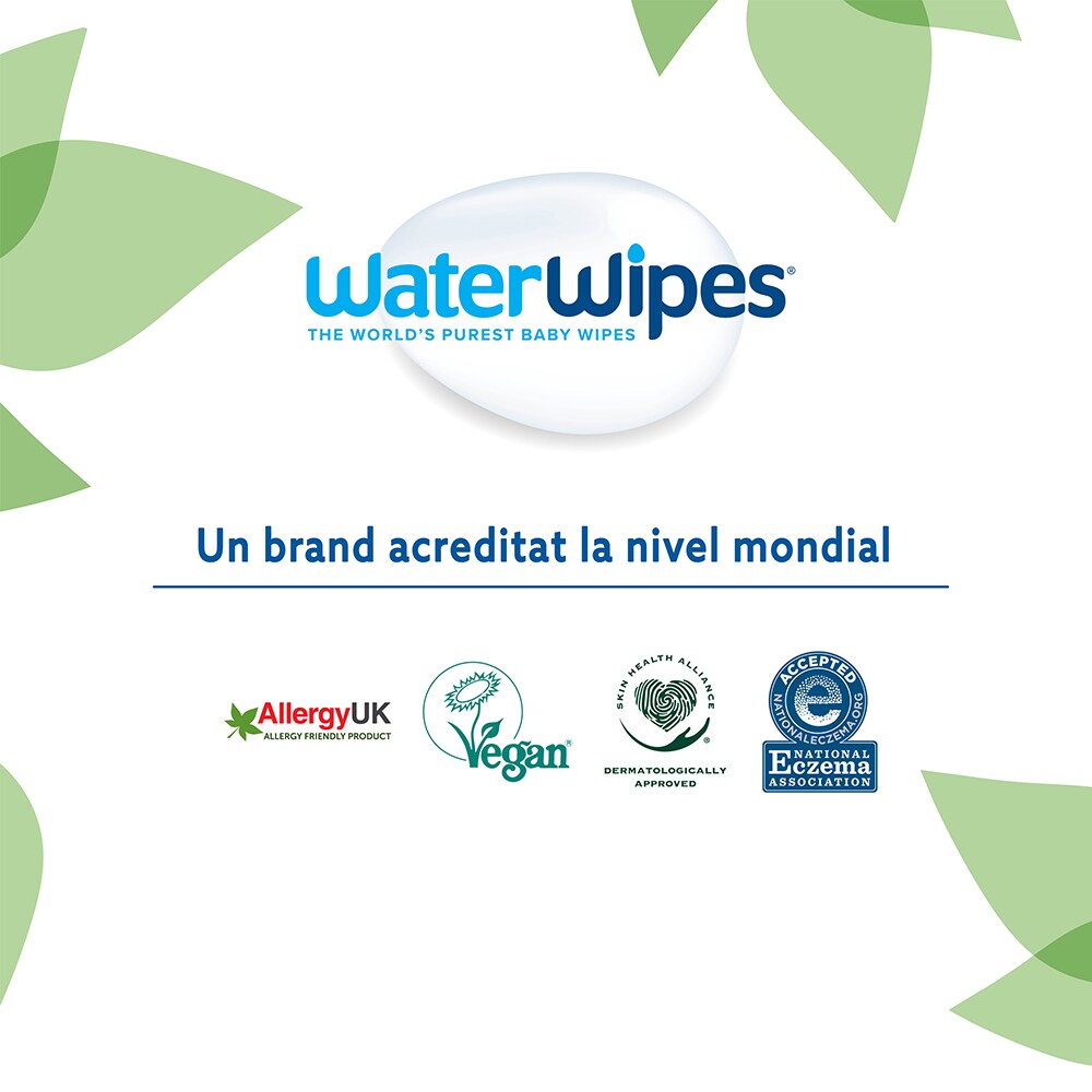 Servetele umede WATERWIPES 440016, 4 pachete, 240 buc