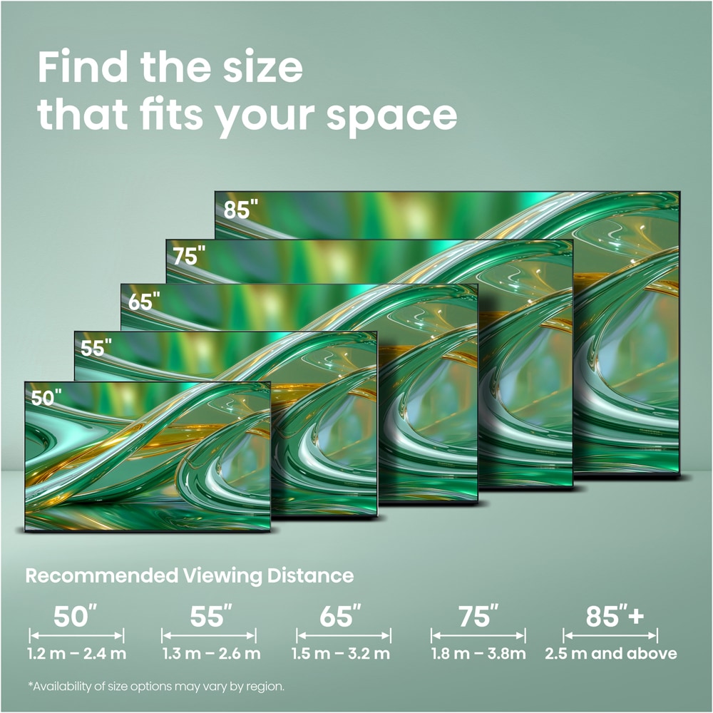 Televizor Mini-LED ULED Smart HISENSE 50E8S, Ultra HD 4K, HDR, 126cm