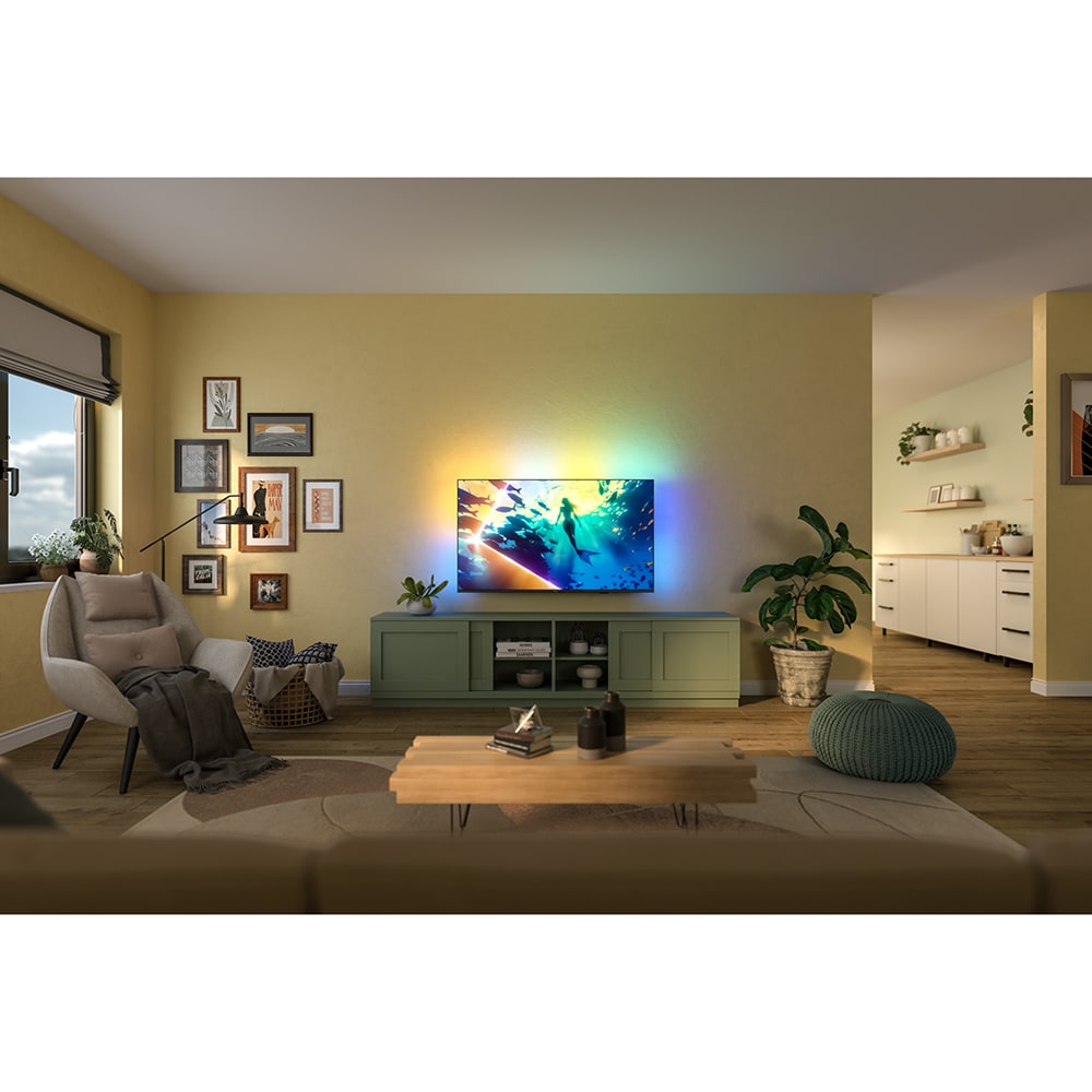 Televizor LED Smart PHILIPS 50PUS8010, Ultra HD 4K, HDR10+, 126cm