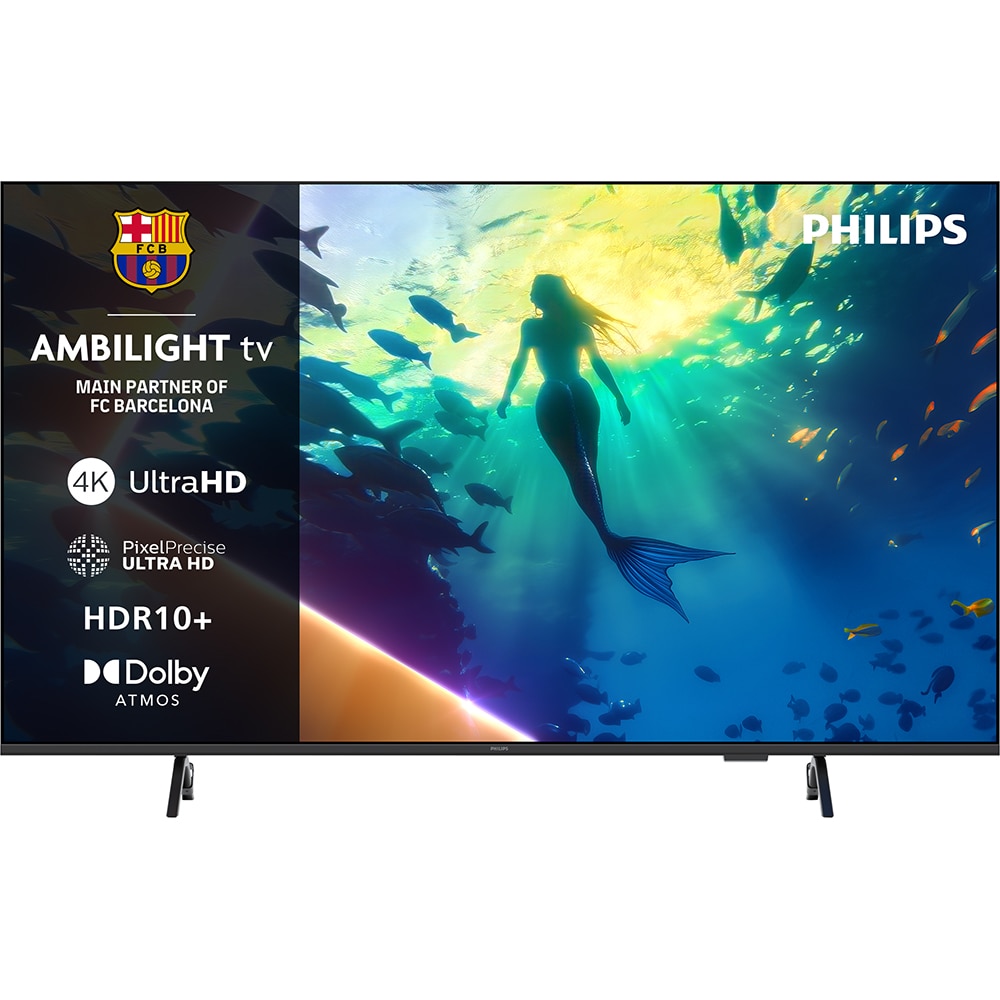 Televizor LED Smart PHILIPS 50PUS8010, Ultra HD 4K, HDR10+, 126cm