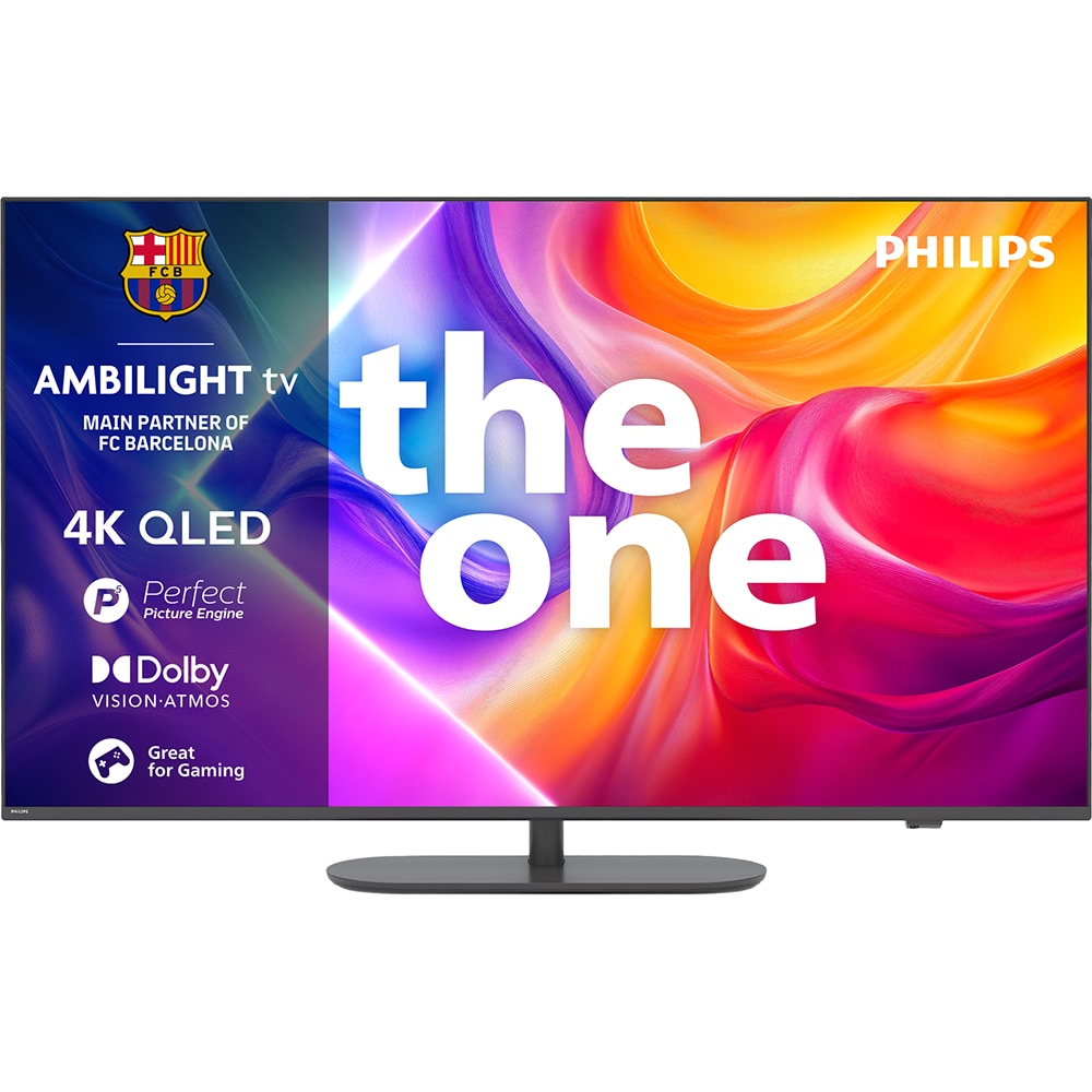 Televizor QLED Smart PHILIPS 50PUS9010, Ultra HD 4K, HDR10+, 126cm