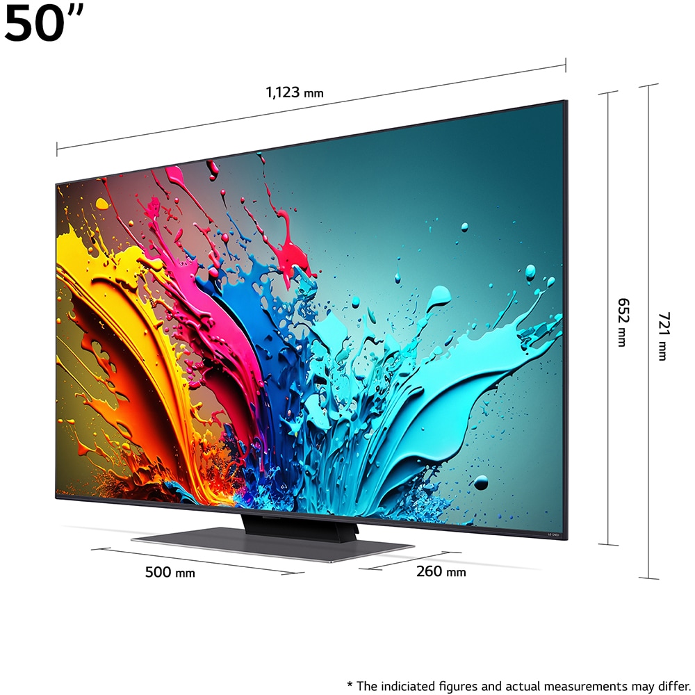 Televizor QNED Smart LG 50QNED86T3A, Ultra HD 4K, HDR, 126cm