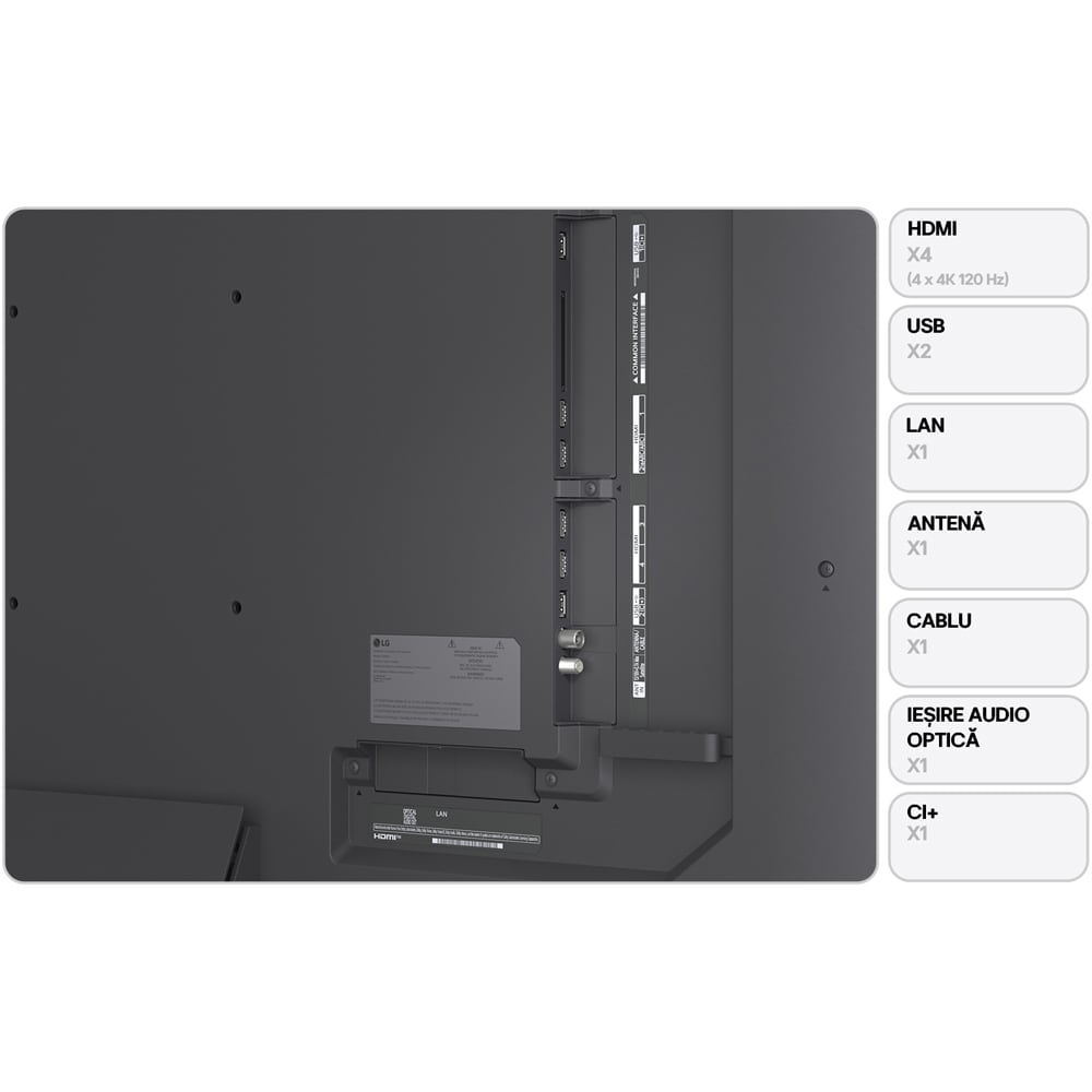 Televizor QNED evo Mini LED LG 50QNED87B3A, Ultra HD 4K, 125 cm
