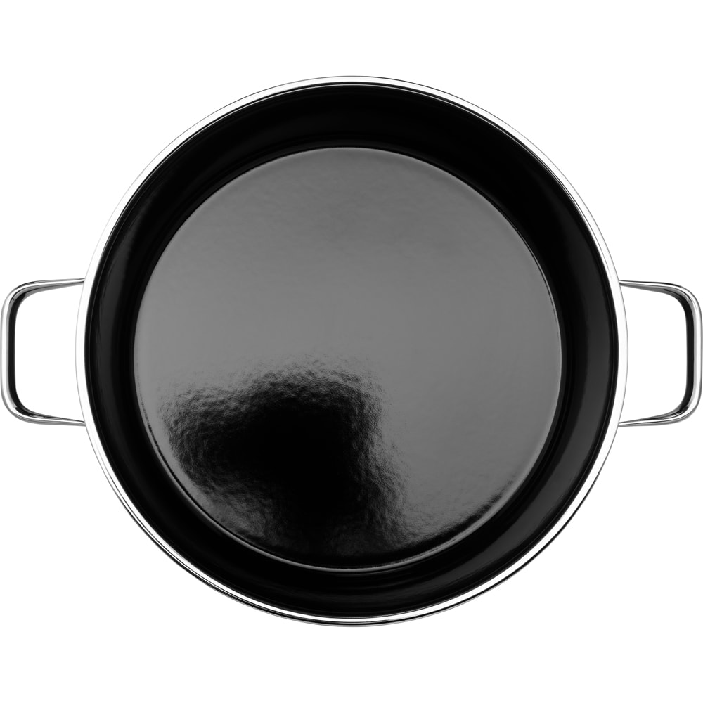 Cratita WMF Fusiontec Aromatic 515325290, 3.1l, 22cm, inox, negru