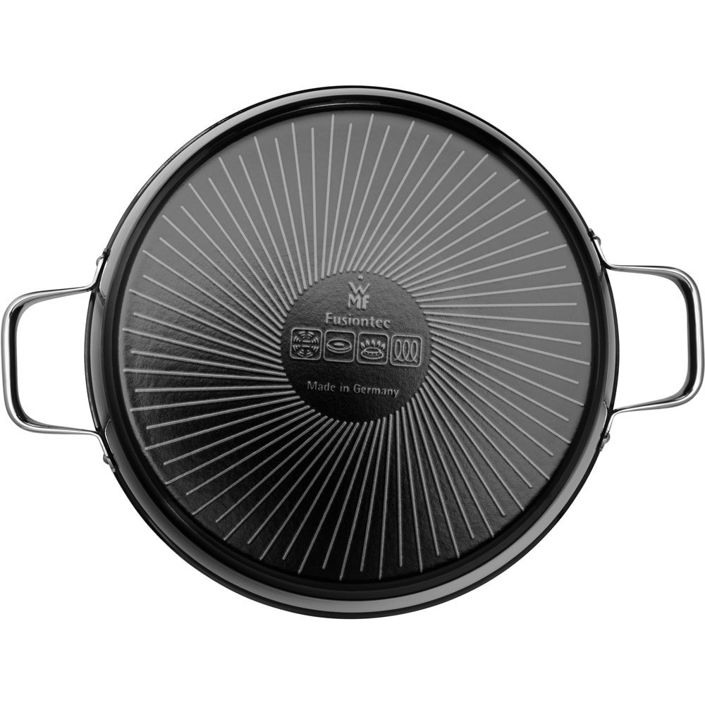 Cratita WMF Fusiontec Aromatic 515325290, 3.1l, 22cm, inox, negru