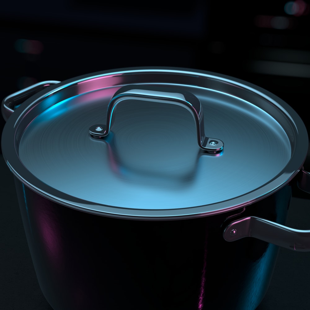 Oala WMF Fusiontec Aromatic 515345290, 6.2l, 24cm, negru