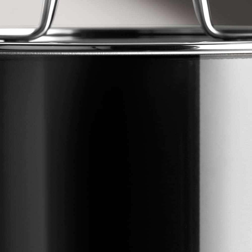 Set vase WMF Fusiontec Mineral Pro 518695290, 4 piese, 16-24cm, 1.3-6.4l, negru