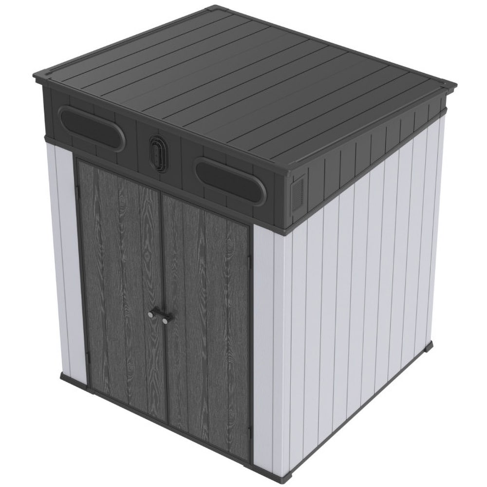 Casuta gradina NATURE REVOLUTION Sirius Pent 6X6, plastic, 178.69 x 177.08 x 226.06 cm, gri antracit