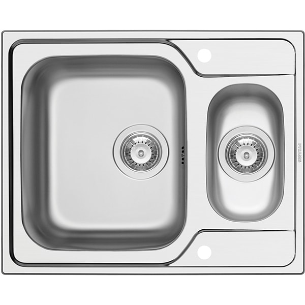Chiuveta bucatarie PYRAMIS Athena Mini Extra, 1 1/2 cuve, inox texturat