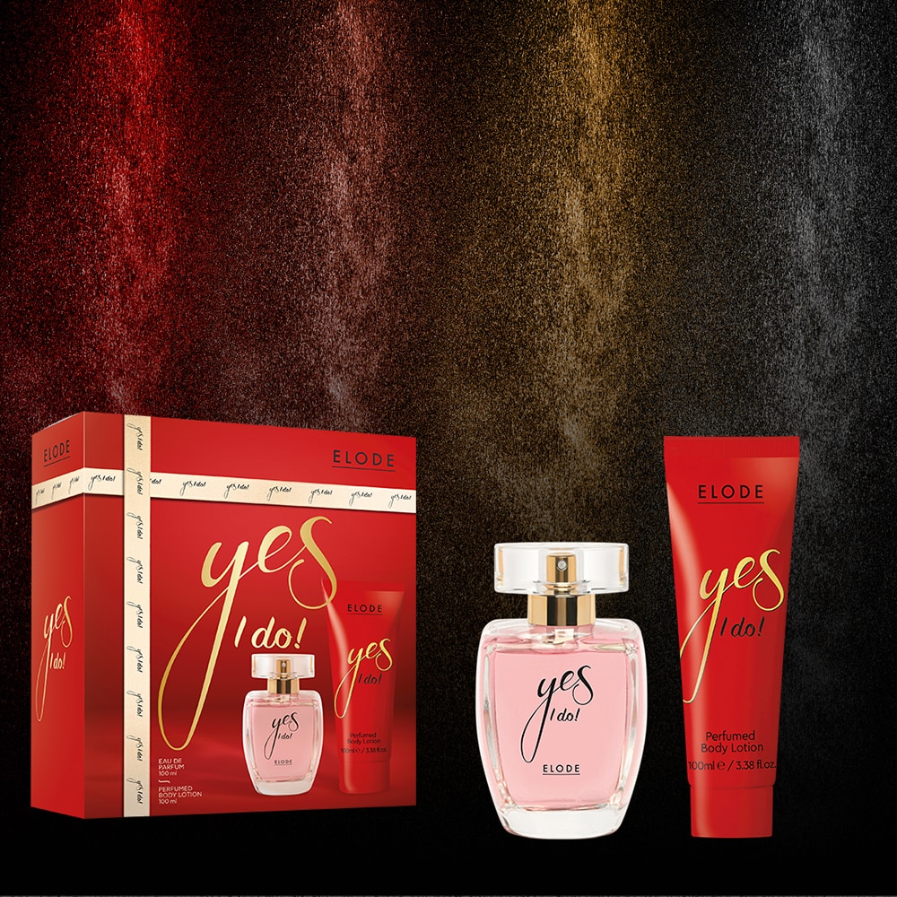 Set cadou ELODE Yes I Do: Apa de parfum, 100ml + Lotiune de corp, 100ml