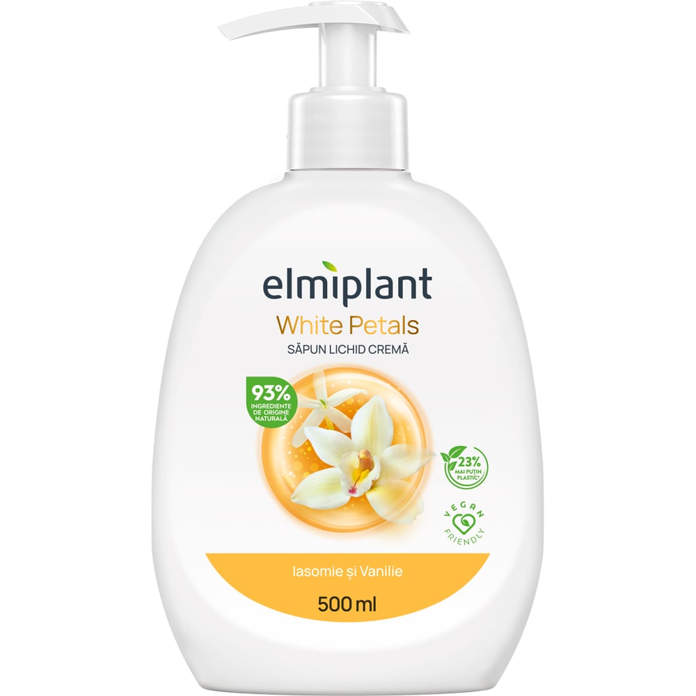 Sapun lichid ELMIPLANT White Petals, 500ml