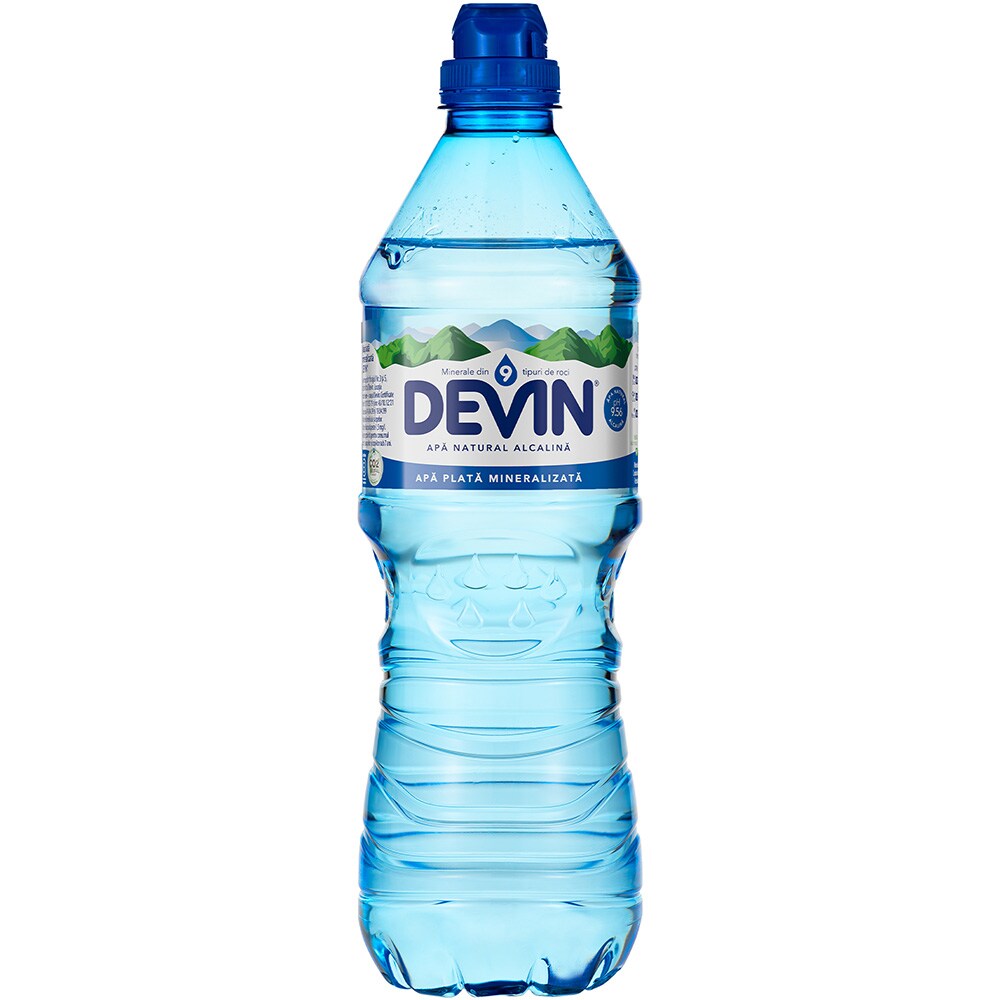 Apa mineralizata DEVIN bax 0.75L x 6 sticle