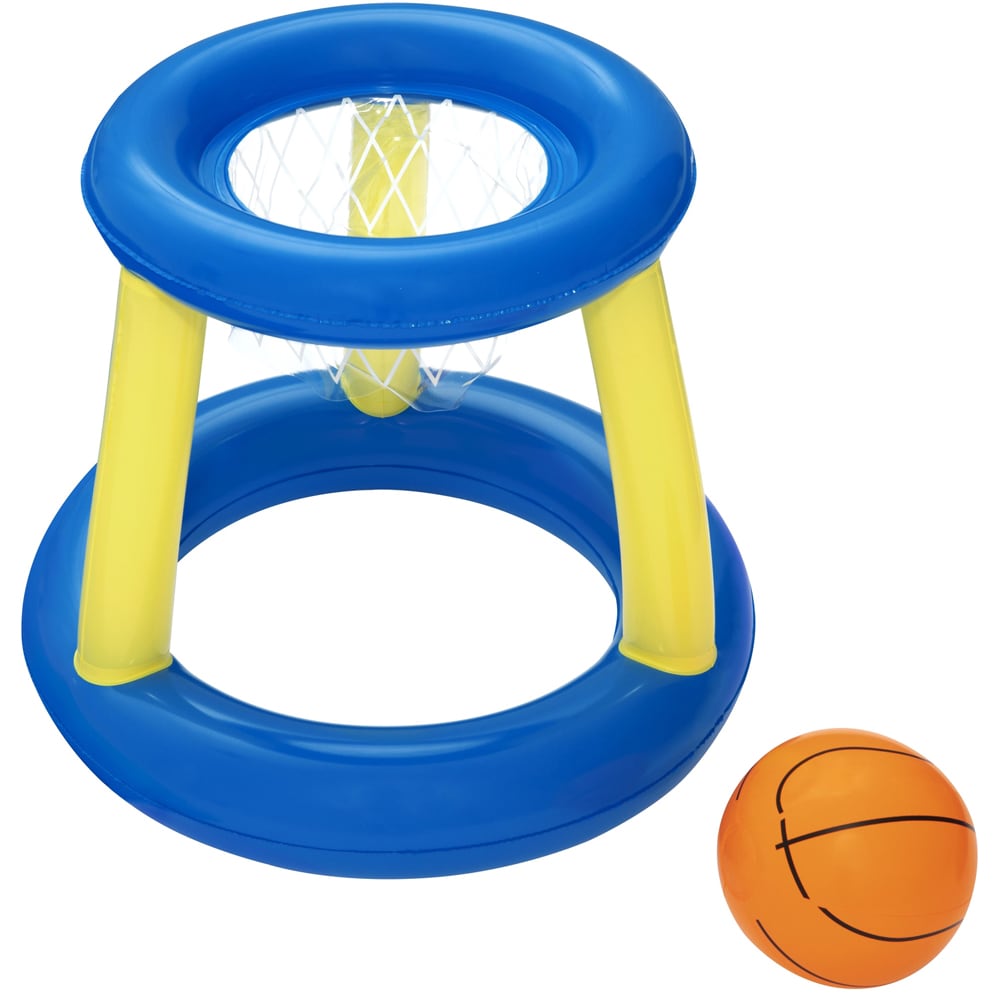 Cos de baschet gonflabil BESTWAY, 59 x 49 cm, 3 ani+, cu minge
