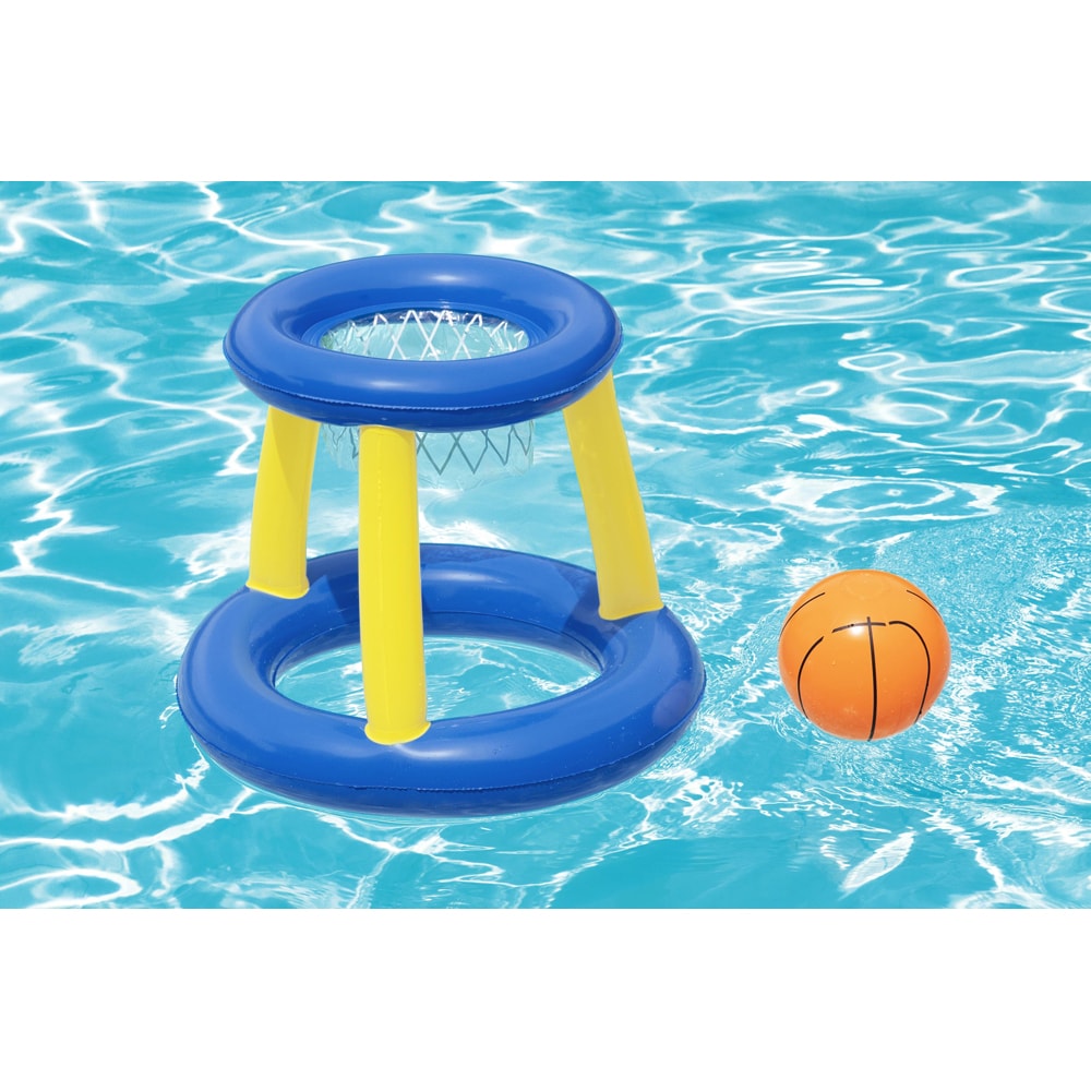 Cos de baschet gonflabil BESTWAY, 59 x 49 cm, 3 ani+, cu minge