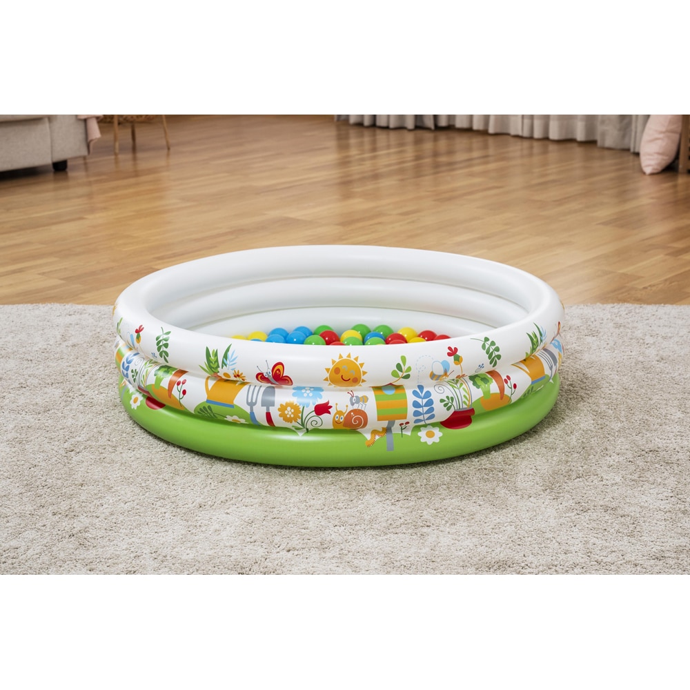 Piscina gonflabila cu bile pentru copii BESTWAY, 102 x 25 cm, 101L