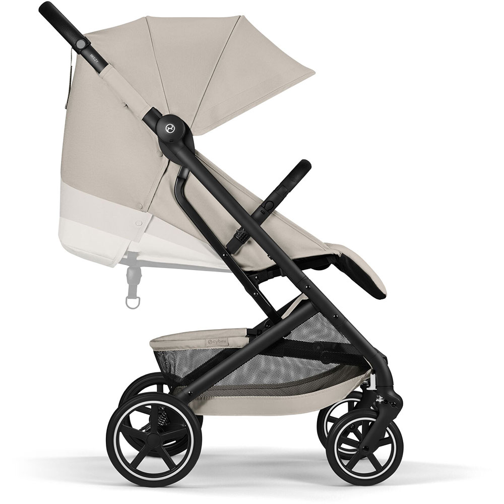 Carucior 2in1 CYBEX Beezy 526000907, 5 puncte, 0 luni+, gri deschis