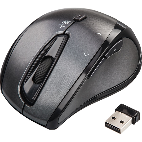 Mouse Wireless HAMA Cuvio, 1600 dpi, antracit